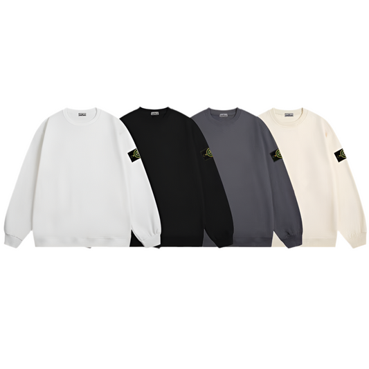 Luxus Sweater mit Patch